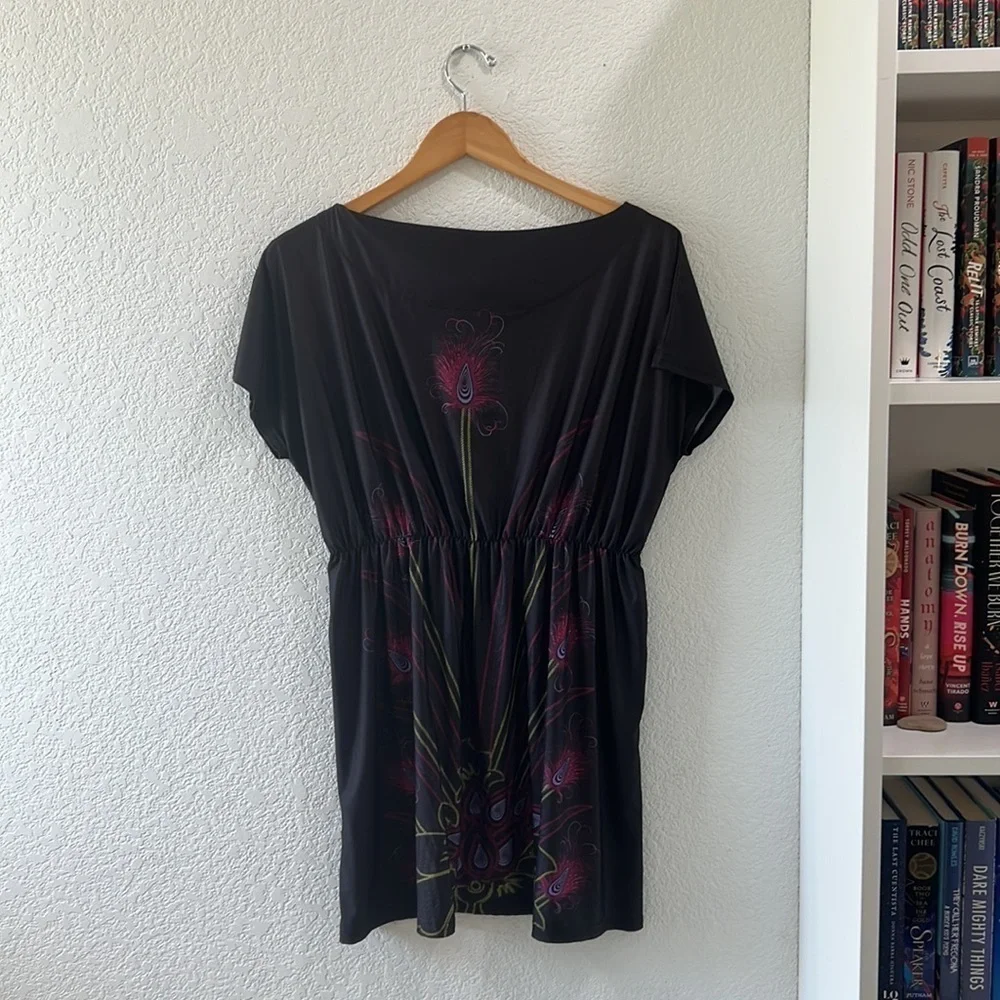 BUFFALO Tops | Women’s Print Tunic Cinch Waist | Size Medium